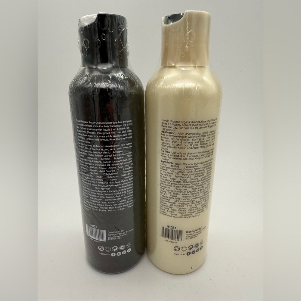 Royale Platinum Shampoo 5 in 1 & Conditioner New And SEALED - Picture 2 of 2